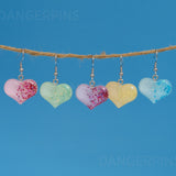 Half Hearted earrings