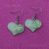 Half Hearted earrings