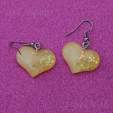 Half Hearted earrings