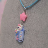Kitten Cereal Superstars Pendant Necklace