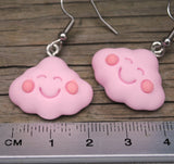 Ethereal clouds of cosmic dust earrings