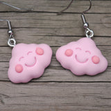 Ethereal clouds of cosmic dust earrings