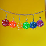 20 Sided RPG dice earrings  - 20mm