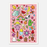 Everything is OK (Pink) - Art Print