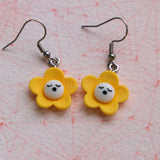 Little snoozing flowers earrings