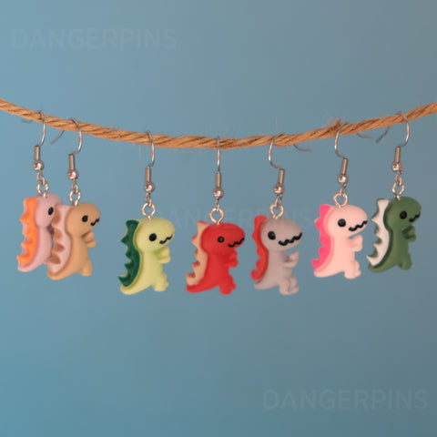 Ferocious Dinosaurs earrings