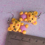 Tigers in Pyjamas earrings