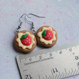 Strawberry Cream Cookie earrings