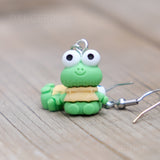 The McCroakington Frog family earrings