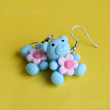 Friendly Flower Bears earrings