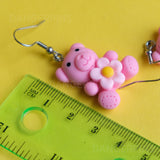 Friendly Flower Bears earrings