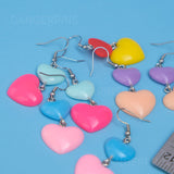 Candy Heart Drops earrings