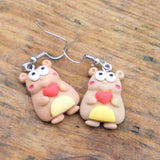 Fabio the Love Gerbil earrings