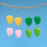 Leaves cascades earrings