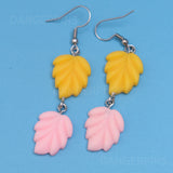 Leaves cascades earrings