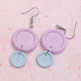 Merry Little Button drops earrings