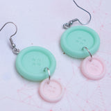 Merry Little Button drops earrings