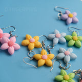 Candy Star Flowers earrings