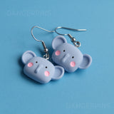 Extra cute animal heads earrings