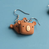 Extra cute animal heads earrings