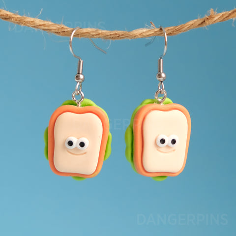 A Happy Sandwich earrings