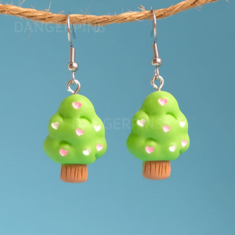 Lovely little love trees earrings