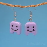 Clean teeth earrings