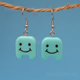 Clean teeth earrings