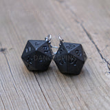 Black ice of Doom RPG  earrings