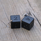 Black ice of Doom RPG  earrings