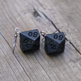 Black ice of Doom RPG  earrings