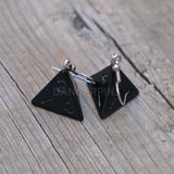 Black ice of Doom RPG  earrings