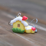 Cosy Gingerbread Cottages earrings