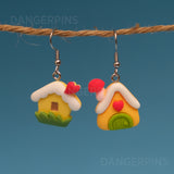 Cosy Gingerbread Cottages earrings