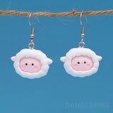 My Awesome Sheep friend earrings