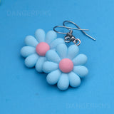 Radiating candy flowers earrings