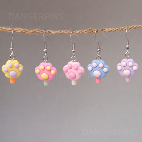 Mini Paw popsicles earrings