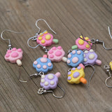 Mini Paw popsicles earrings