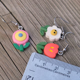 My Little Garden earrings - 3 pair set