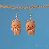 Angela the Pretty Bear earrings xx