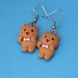 Angela the Pretty Bear earrings xx