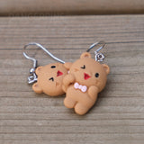 Angela the Pretty Bear earrings xx