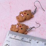 Angela the Pretty Bear earrings xx