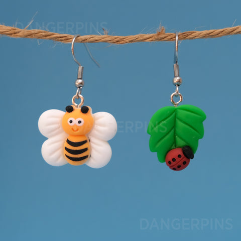 Bees in my Garden earrings