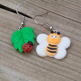 Bees in my Garden earrings