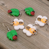 Bees in my Garden earrings