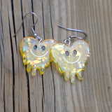 Melty Sparklehearts earrings