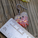 Melty Sparklehearts earrings