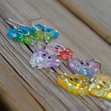 Melty Sparklehearts earrings