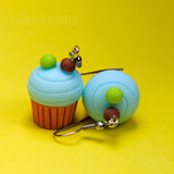 Really Fancy Cupcake earrings